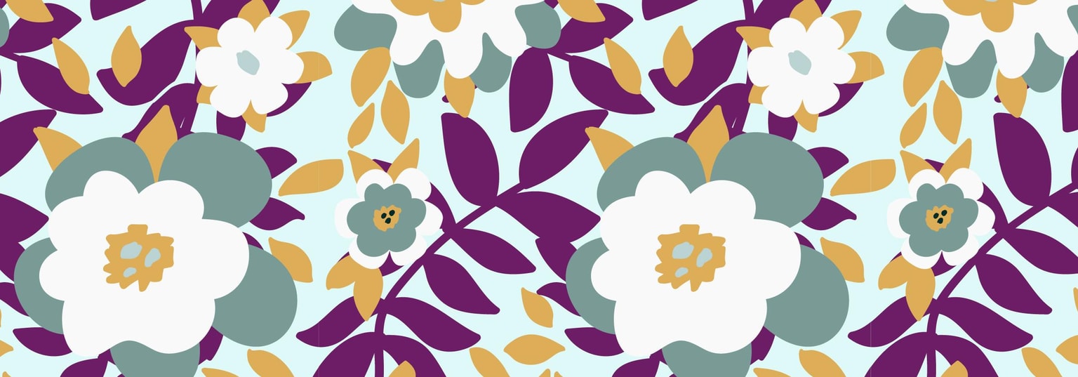 Marimekko style flowers - image 1 - student project