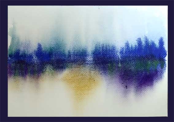 Watercolour landscapes - image 3 - student project