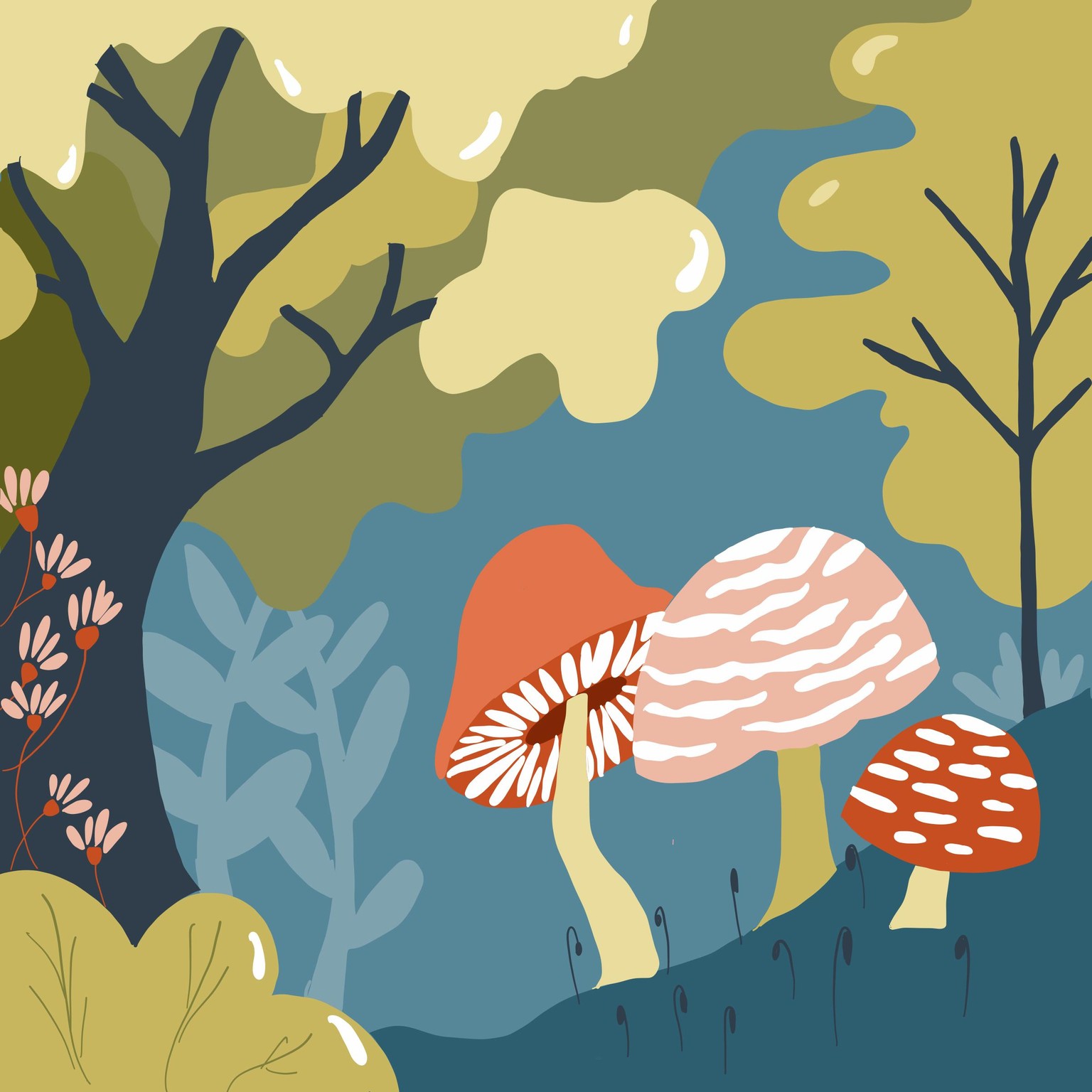 Garden at night - image 1 - student project