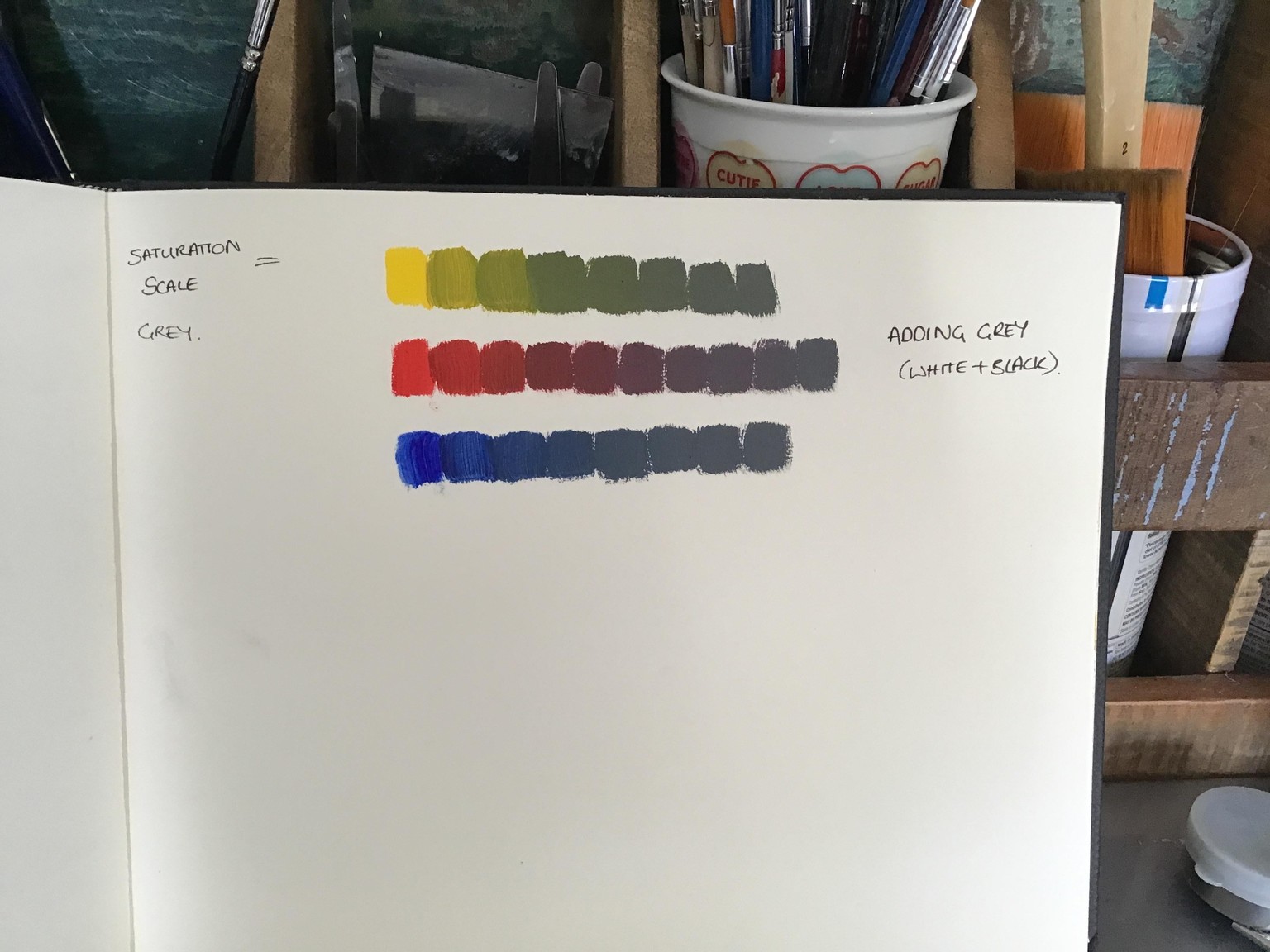 Colour Harmony, Value, Hue & Saturation - image 3 - student project