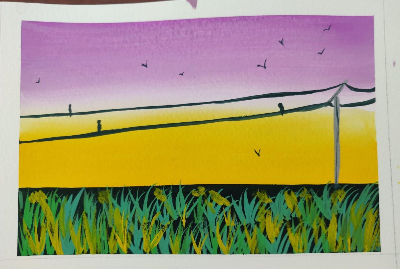 Gouache Meadows - image 4 - student project