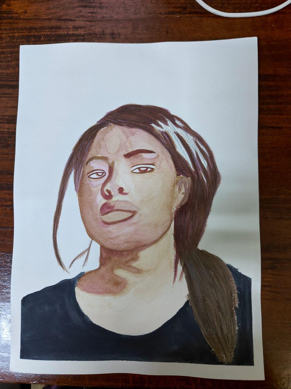 Portrait with 3 tones - image 1 - student project