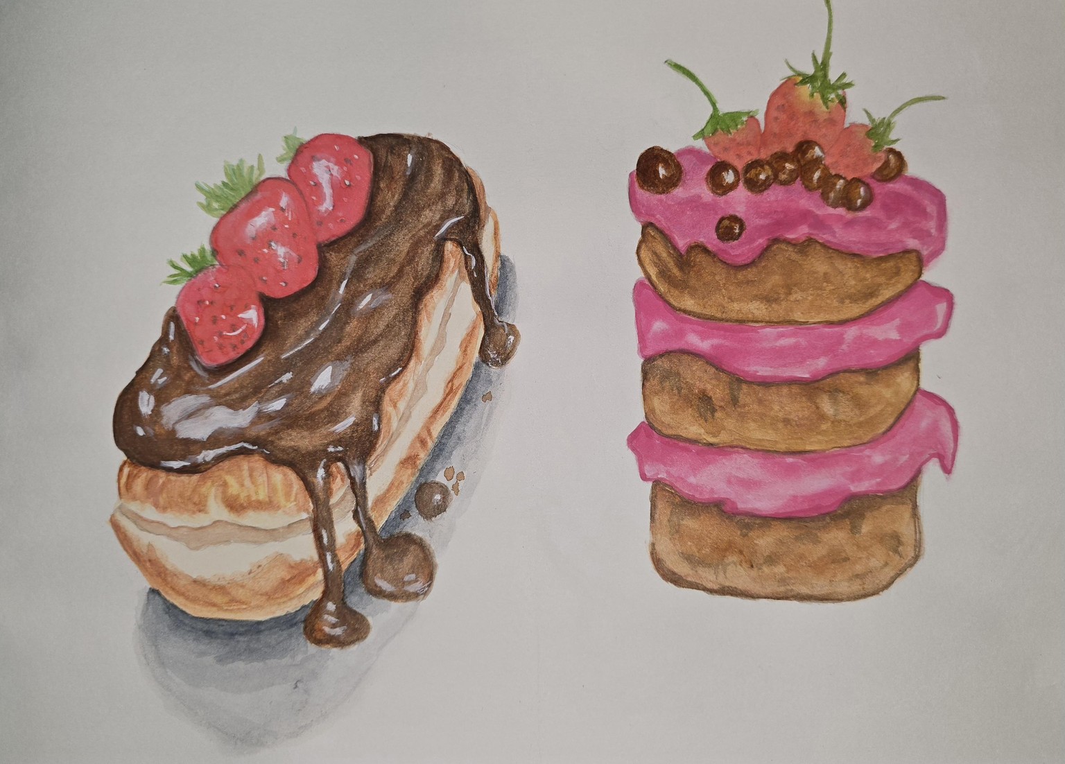 Food illustrations 🍫🍰 - image 4 - student project