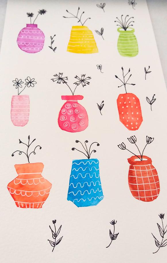 Workshop Project: Watercolor and Floral Illustrations and Final Project Prompts - image 24 - student project