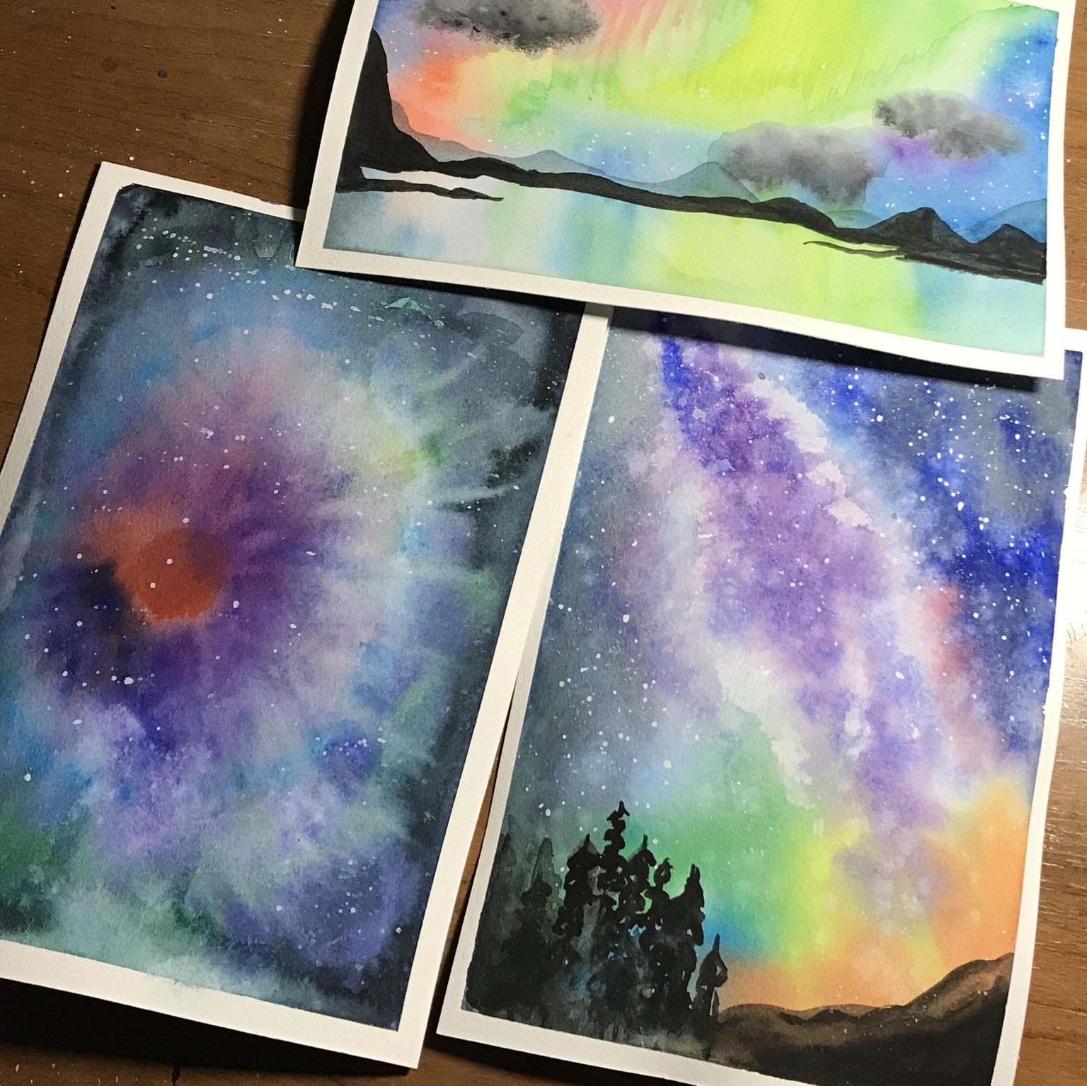 Milky Way, Nebula, Northern Lights - image 1 - student project