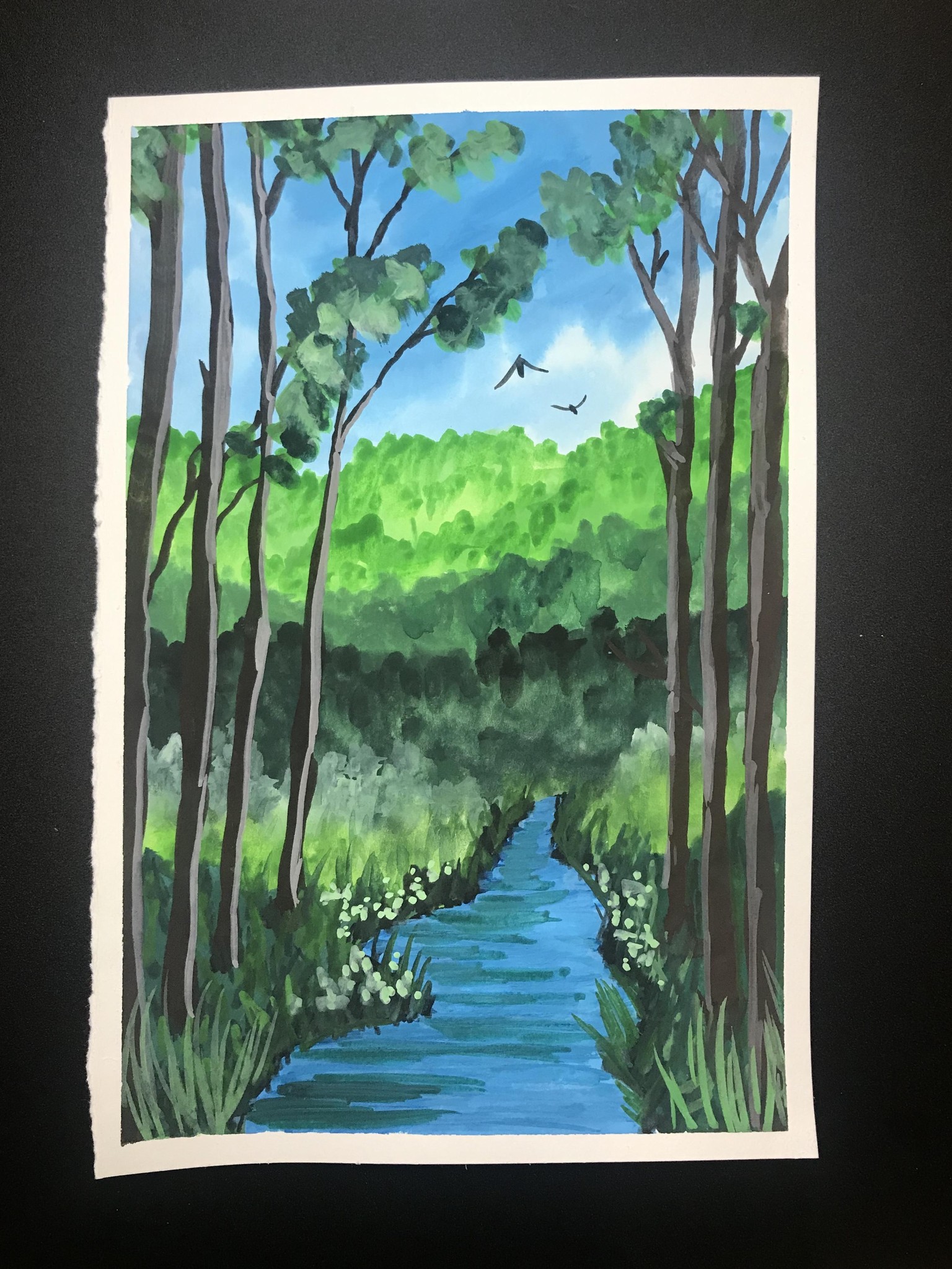 Gouache Forests - image 2 - student project