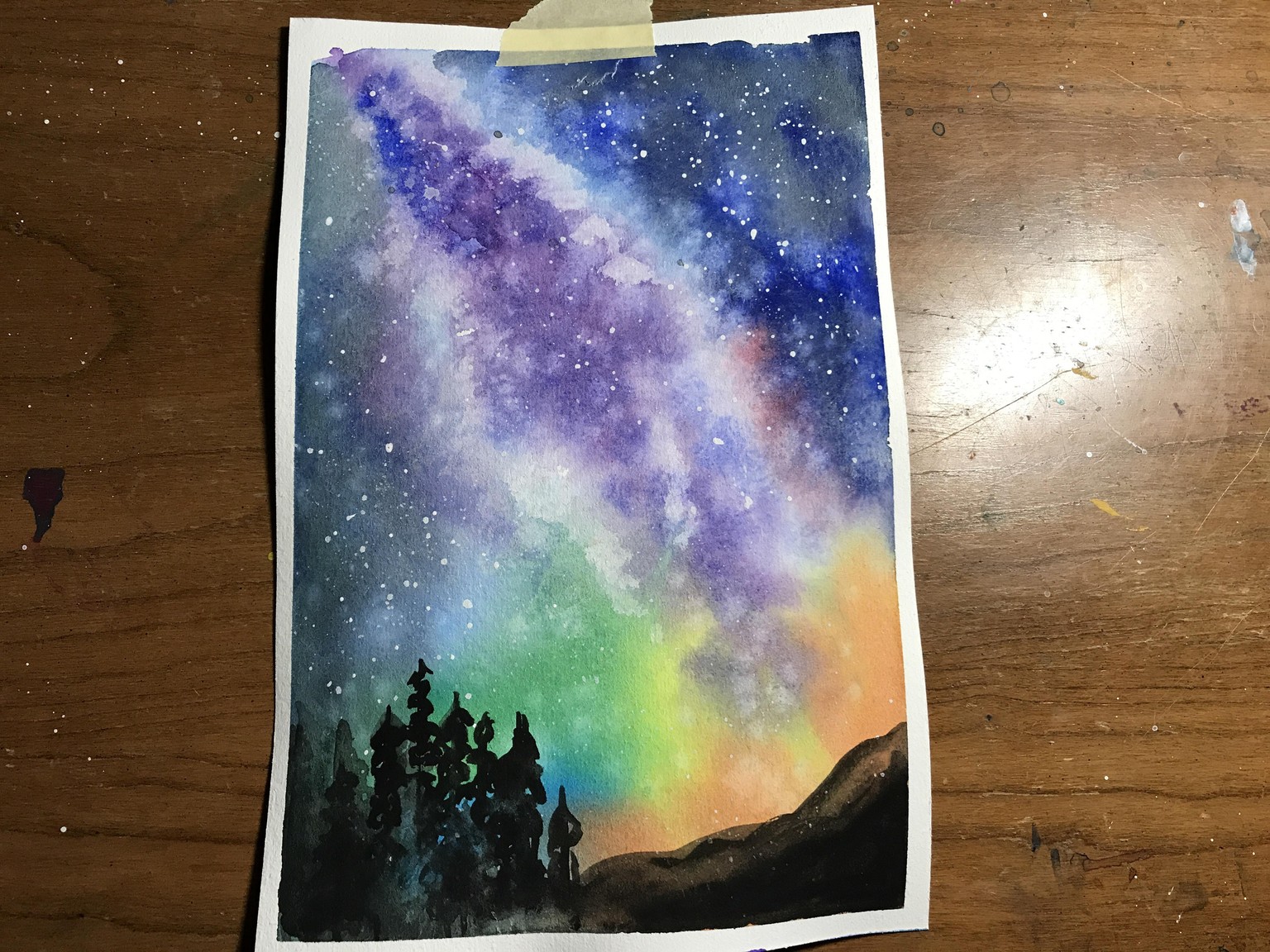 Milky Way, Nebula, Northern Lights - image 2 - student project