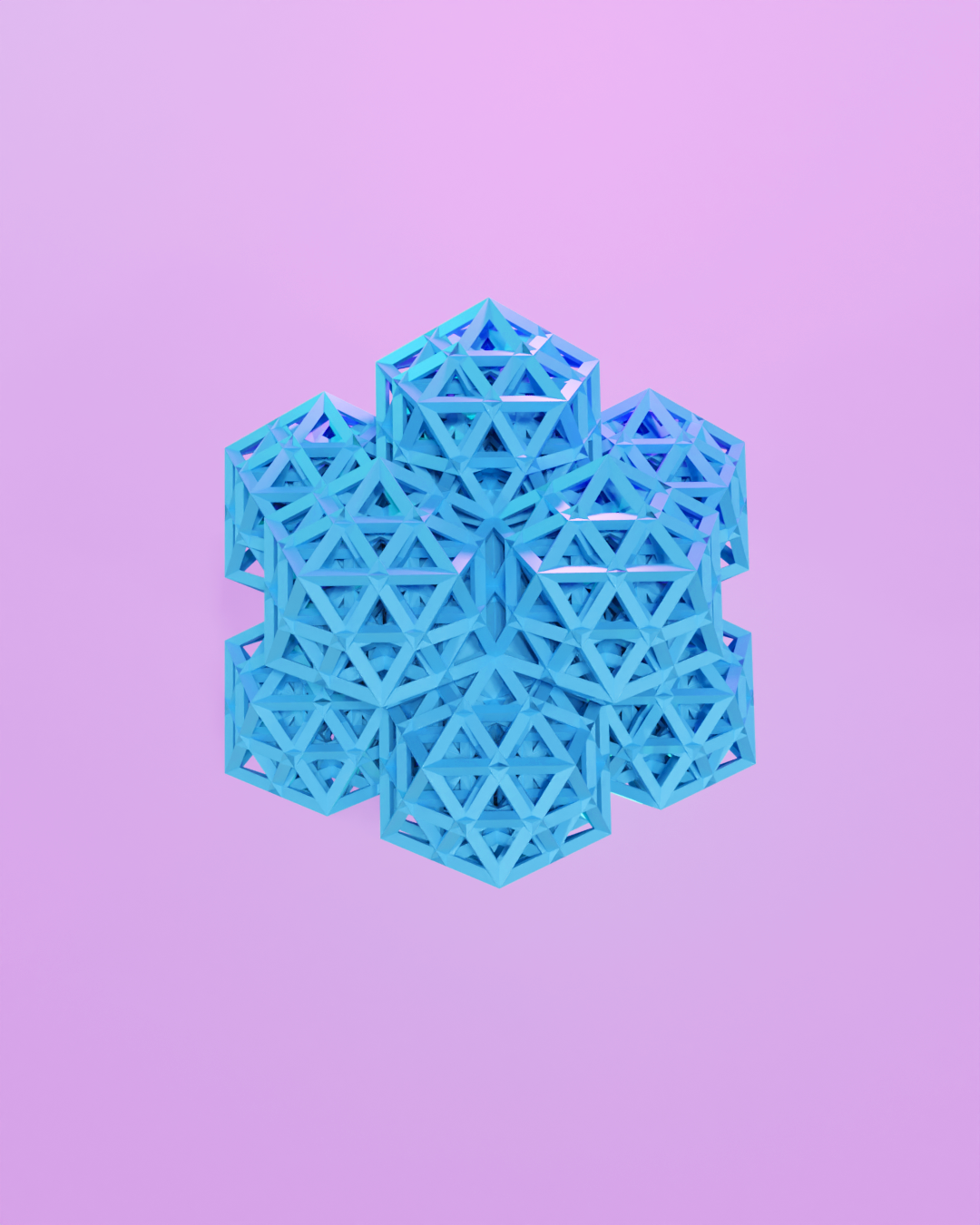 Fractales y módulos usando nodos de geometría - image 2 - student project