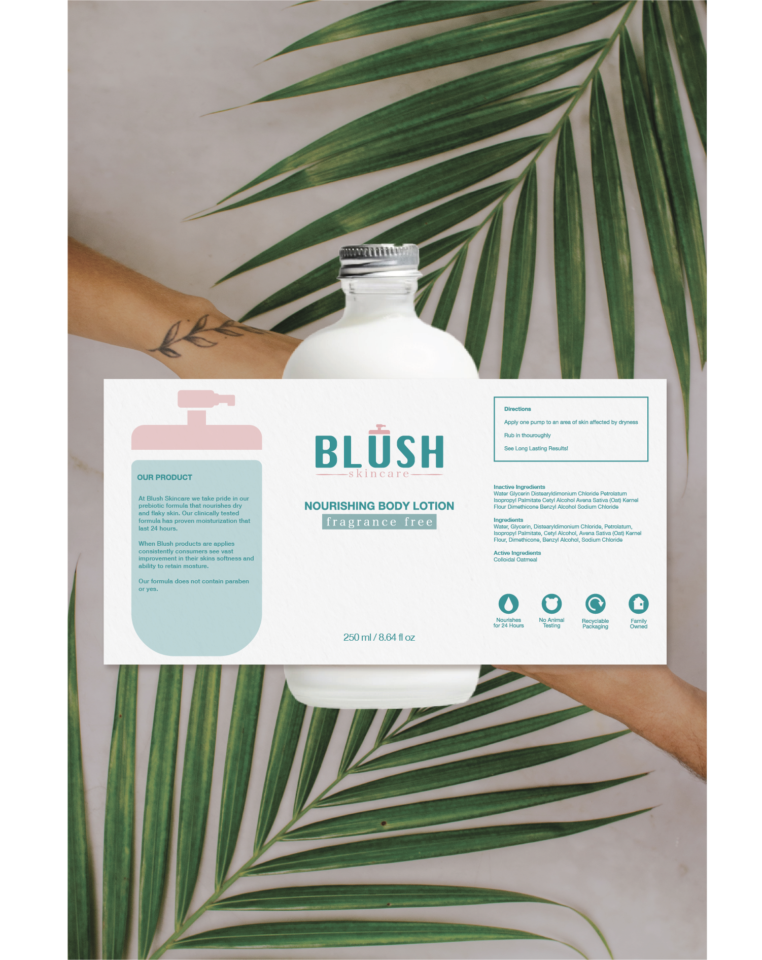 Blush Skincare Logo - image 2 - student project