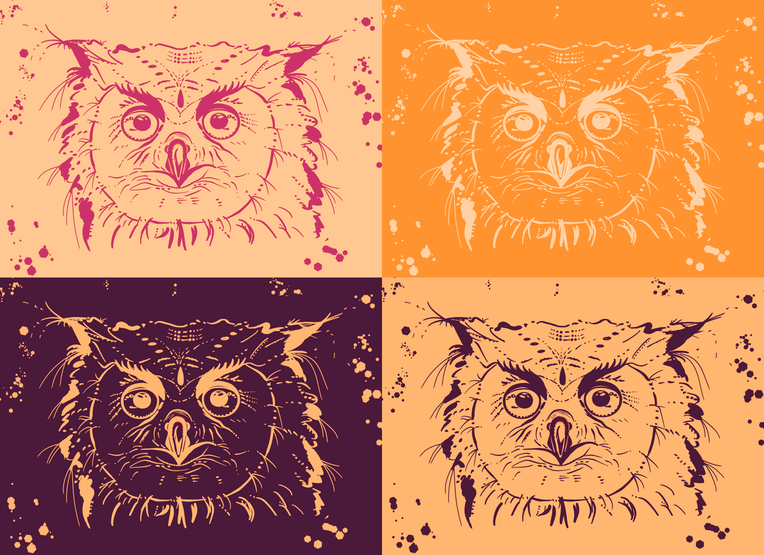 My cat and an owl - image 15 - student project