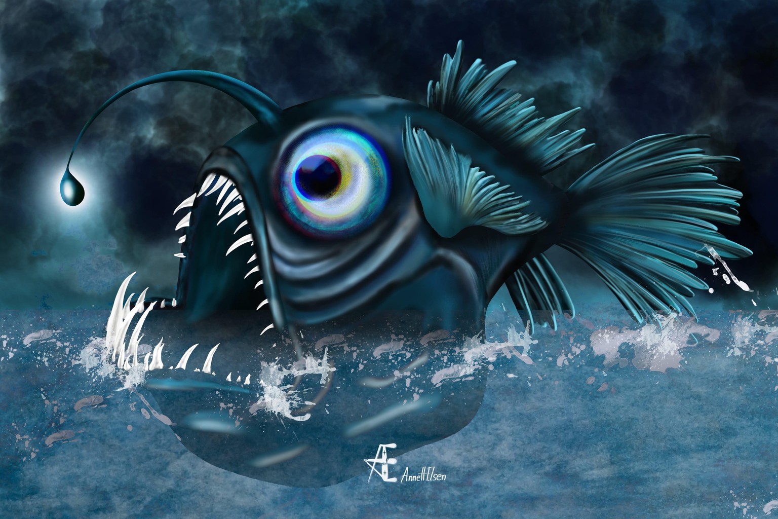 Deep-sea angler - image 1 - student project