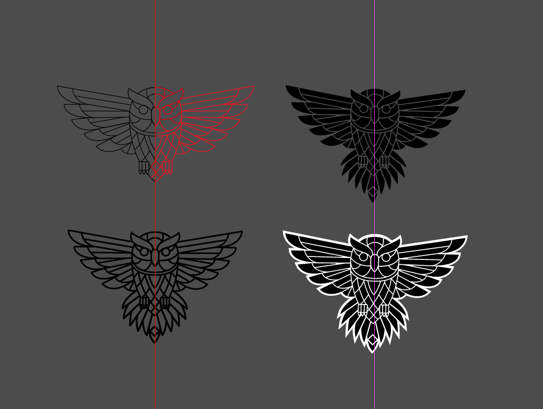 my owl for the pen tool project - image 2 - student project