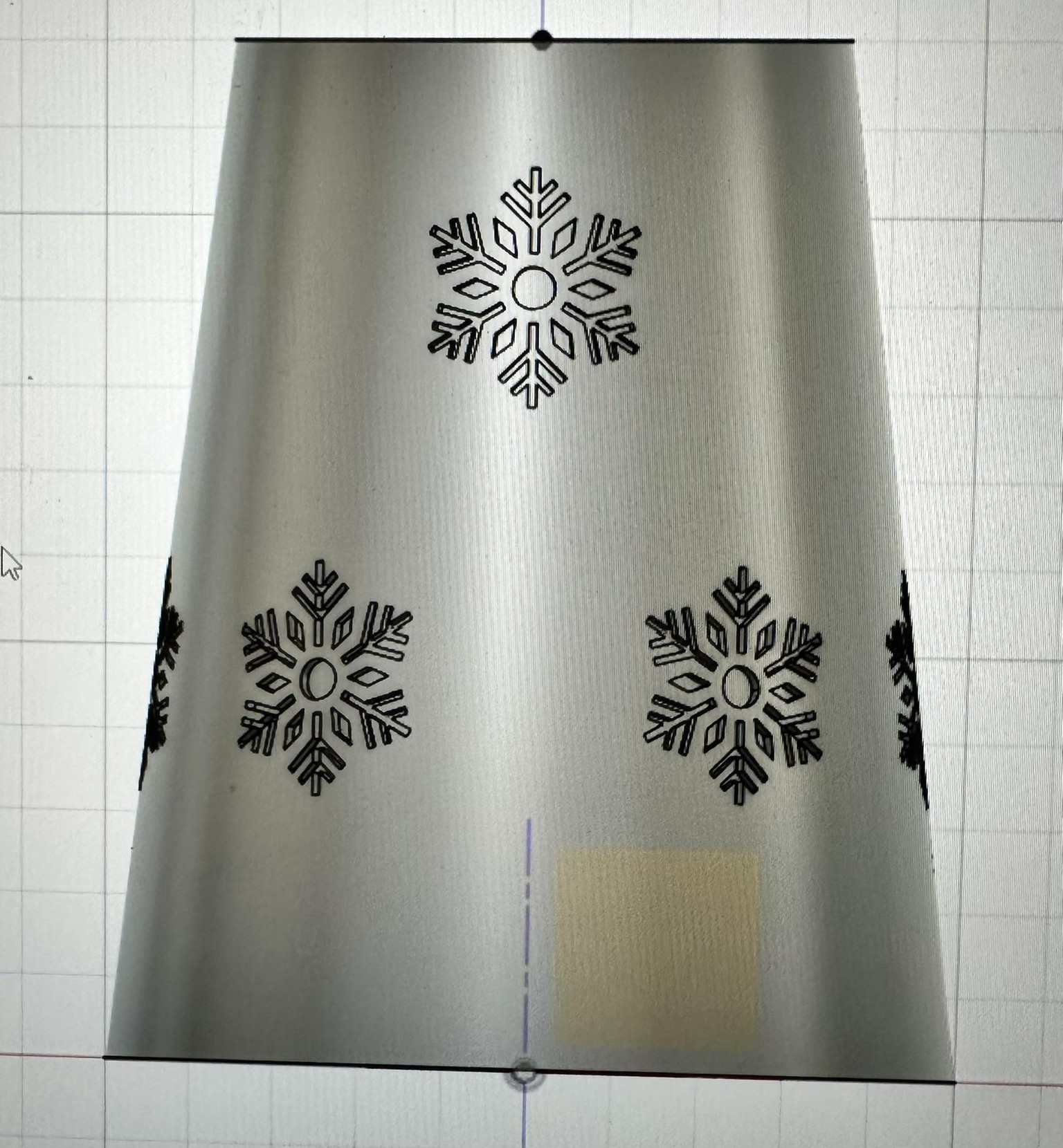 Lampshade embossed (debossed) - image 3 - student project