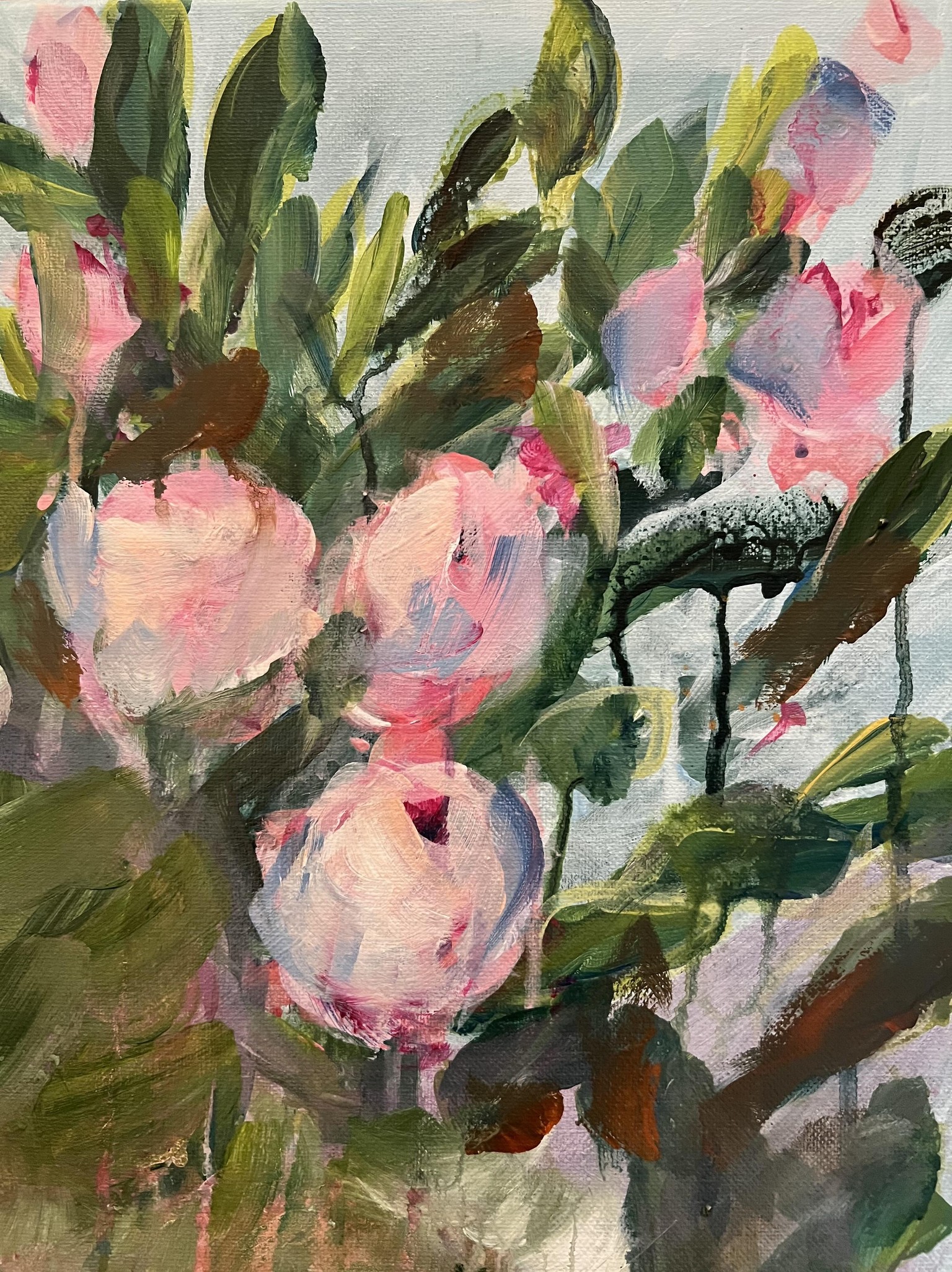 Large Expressive Floral - image 2 - student project