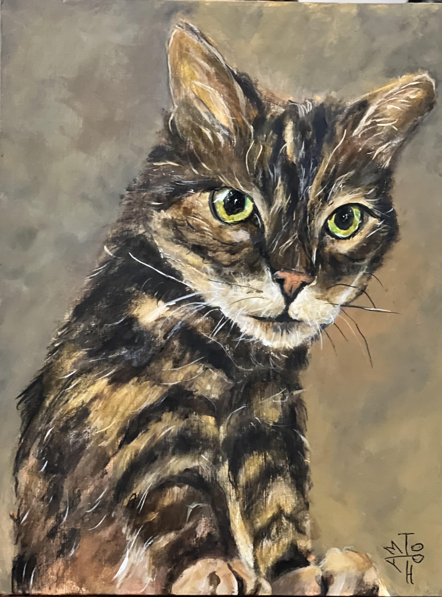 Tabby Cat In Memory of Parker - image 1 - student project