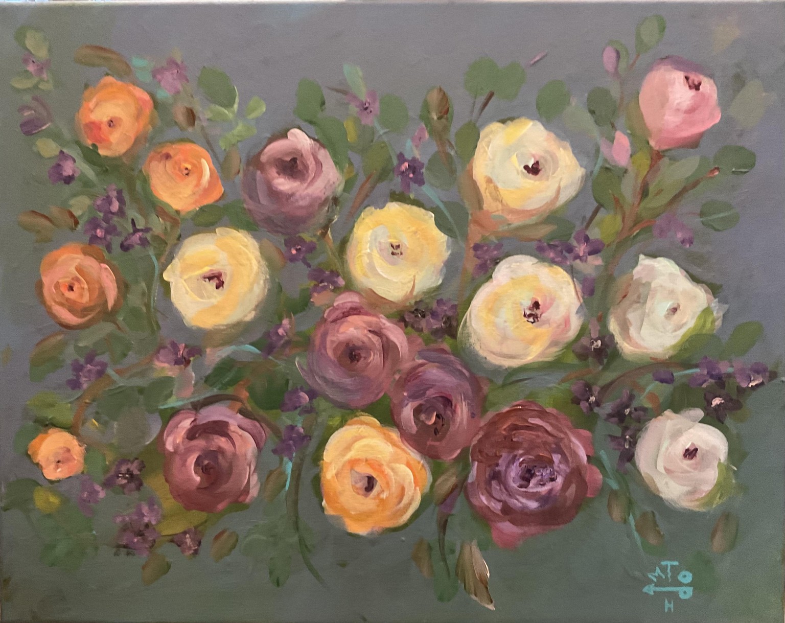 Large Expressive Floral - image 1 - student project