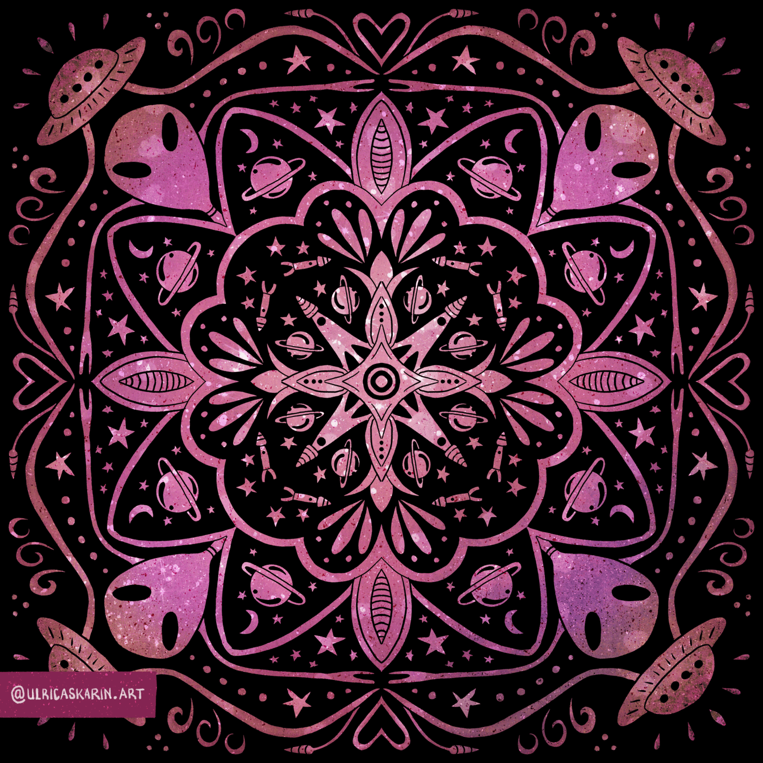 Alien Mandala by Ulrica - image 1 - student project