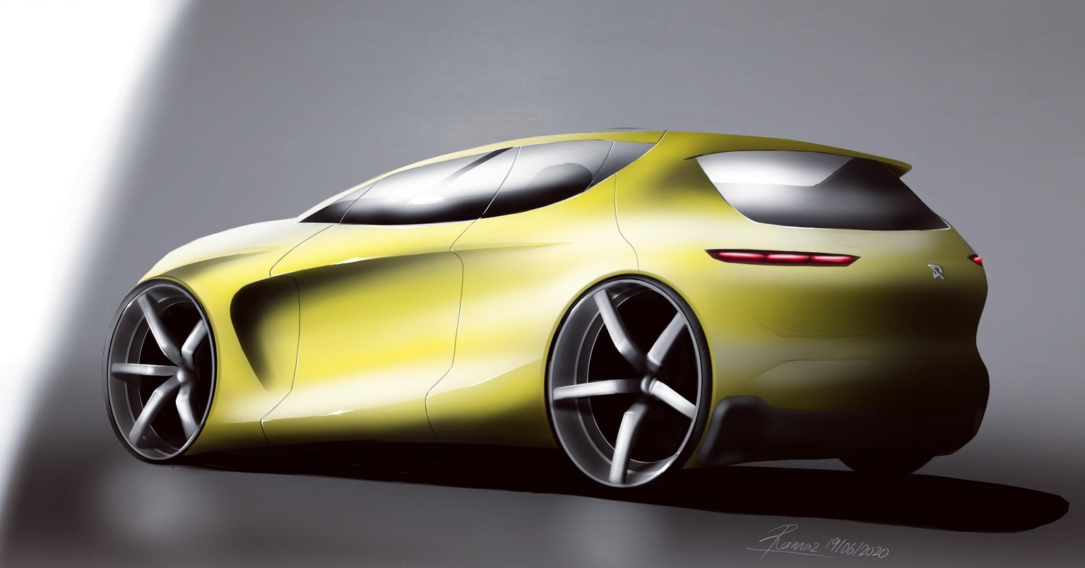 Car rendering - image 1 - student project