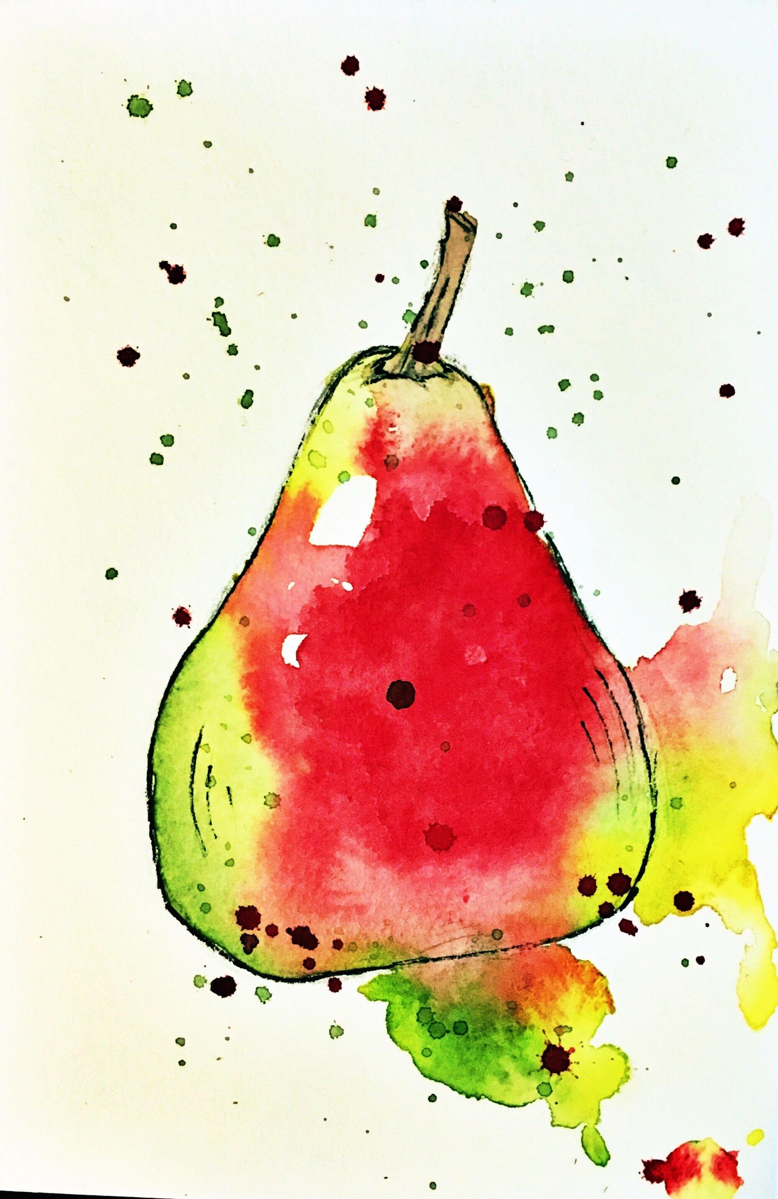 First attempt at the pear - image 1 - student project
