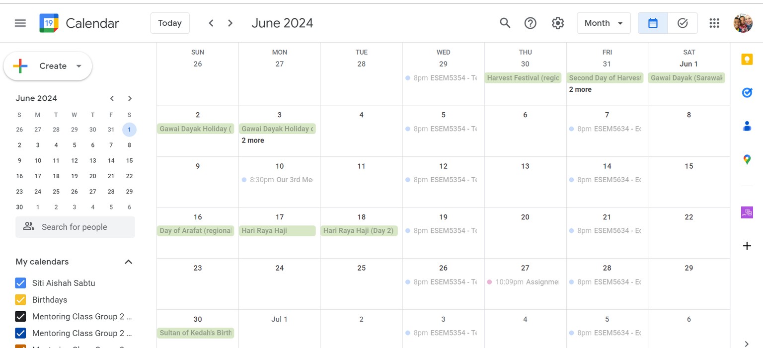 SAS Calendar - image 1 - student project