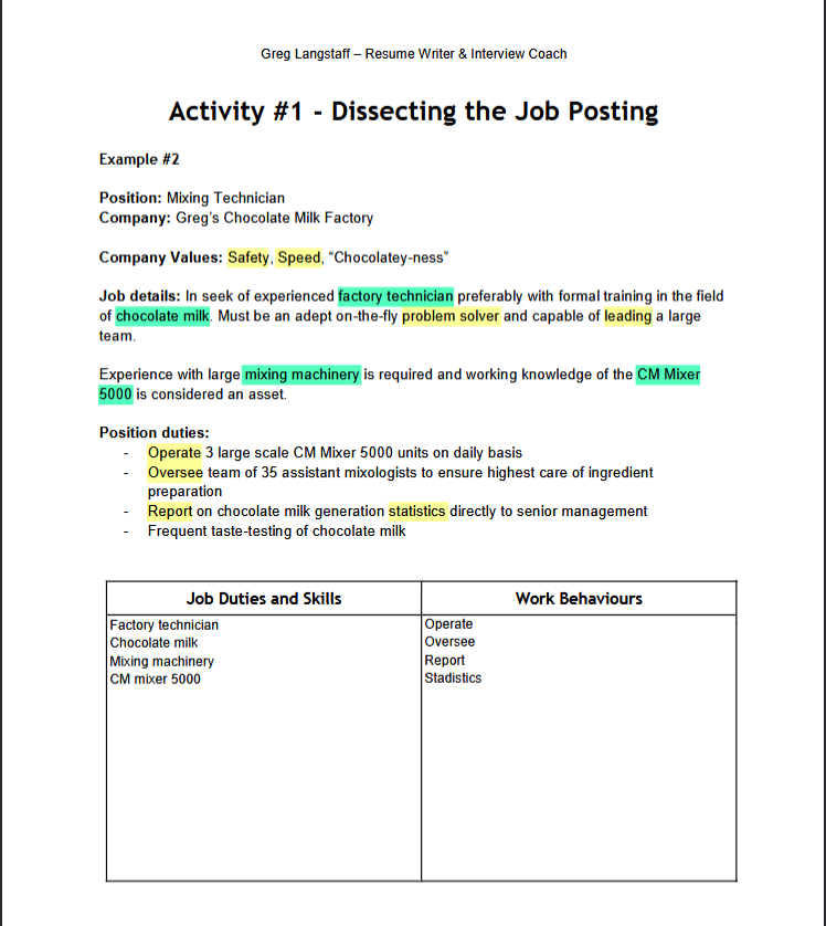 Trying to build a strong CV | Activities proposed - image 3 - student project