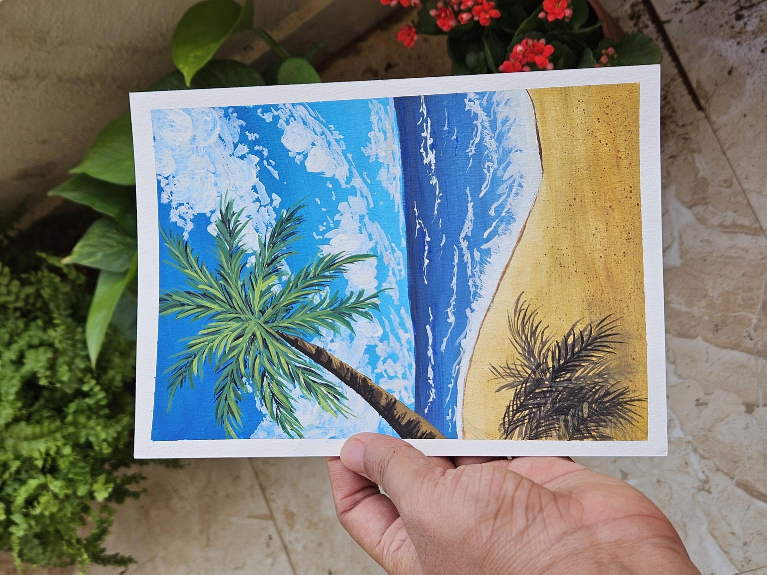 Tropical Beach Landscape - image 1 - student project