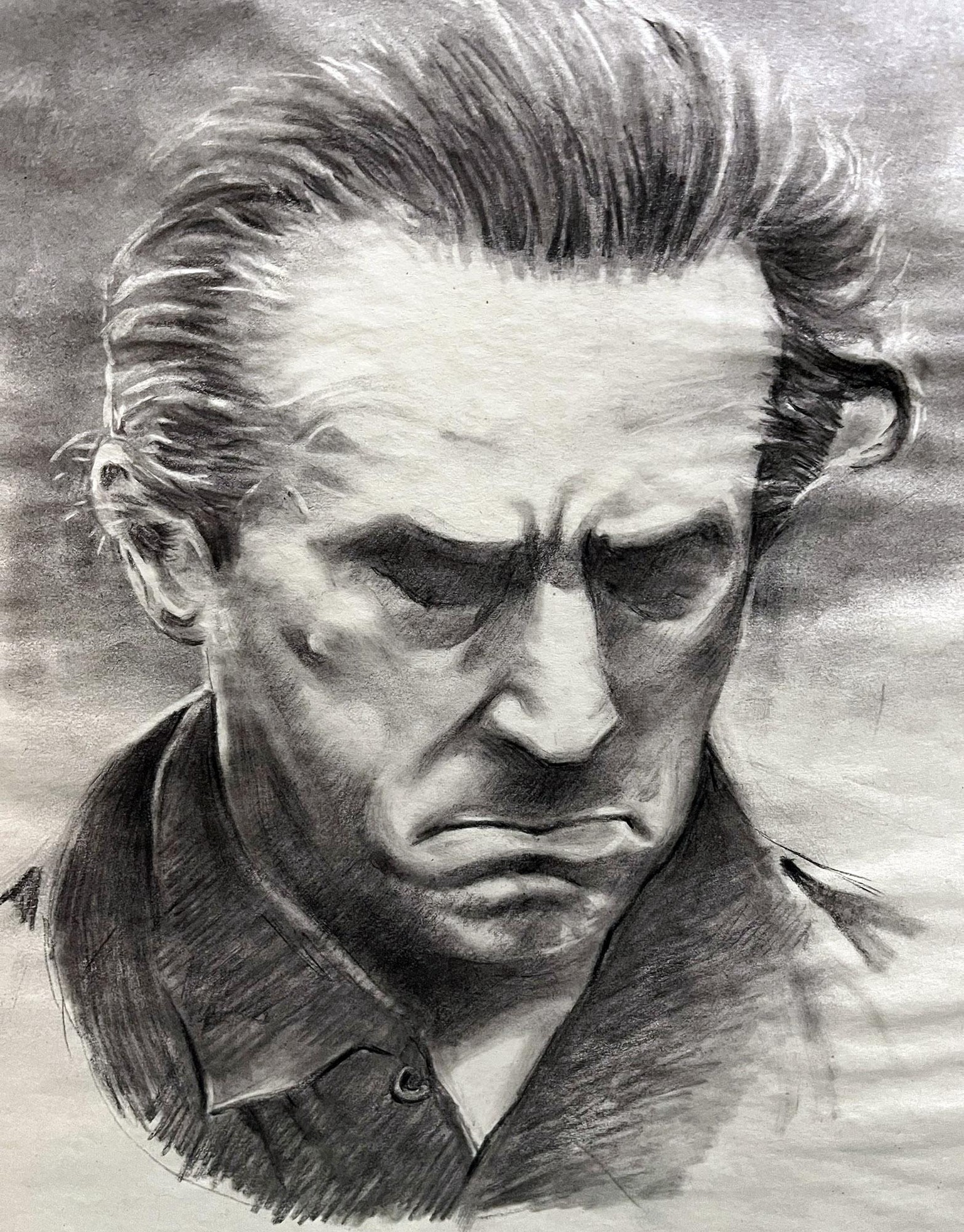 Charcoal Portrait - image 1 - student project
