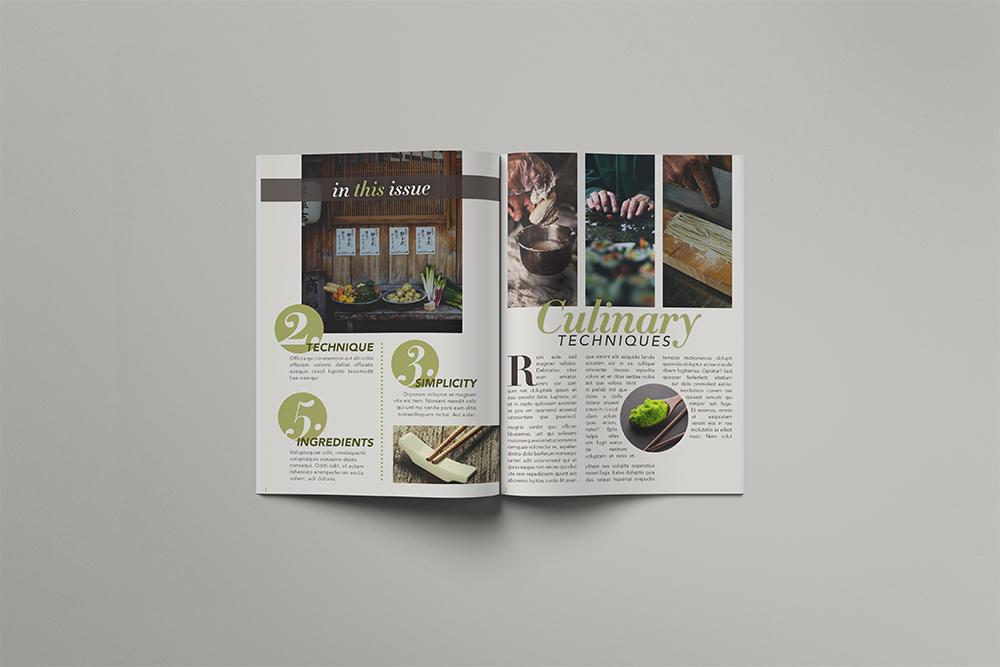 Editorial design brief - Food - image 2 - student project