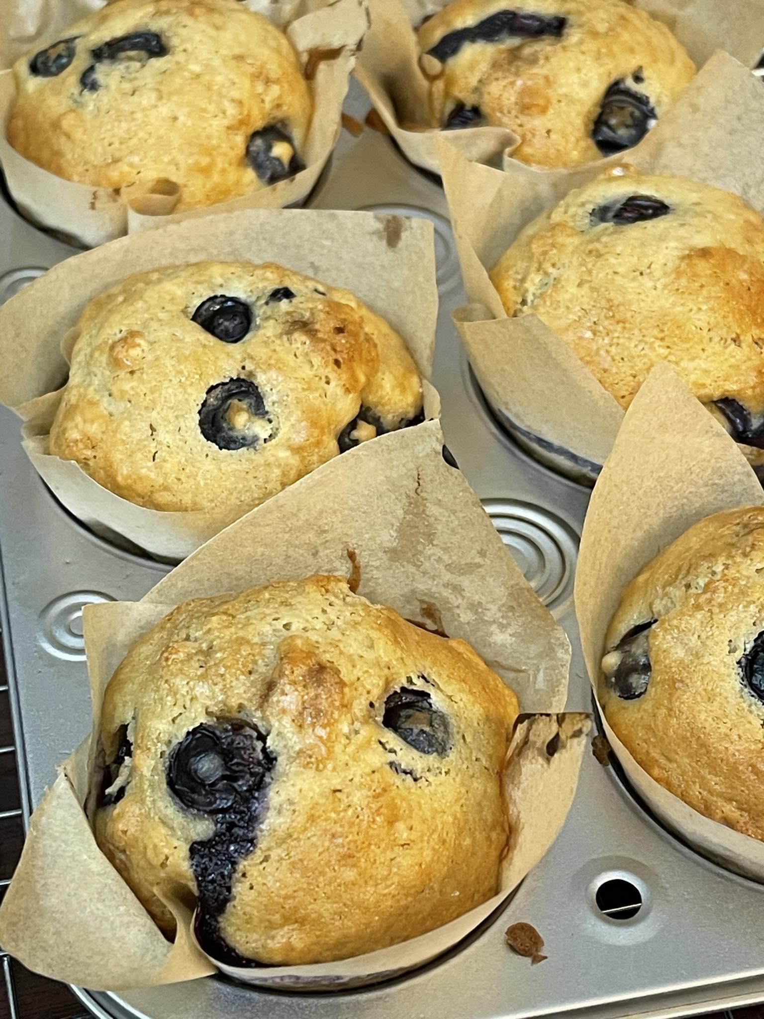 Blueberry muffin and orange chiffon cake - image 3 - student project