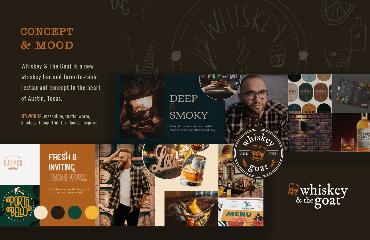 Whiskey & The Goat Branding - image 1 - student project