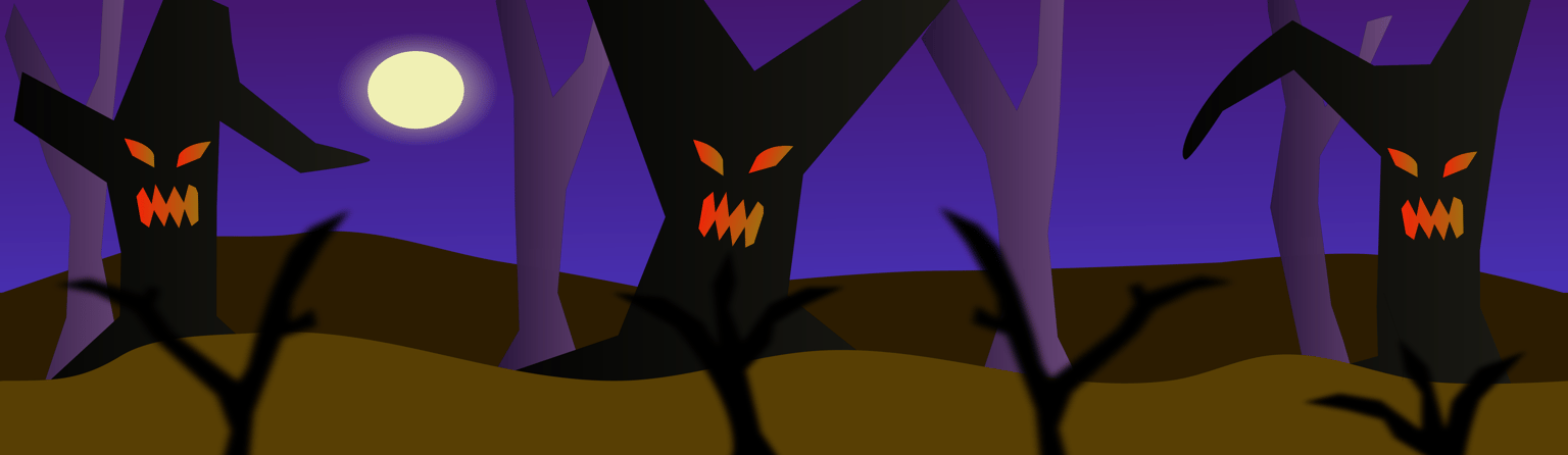 Haunted Forest Parallax - image 1 - student project
