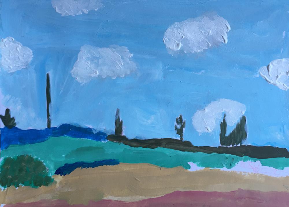 MitraArtClass Results from some of my students ( last one is from me) - image 1 - student project