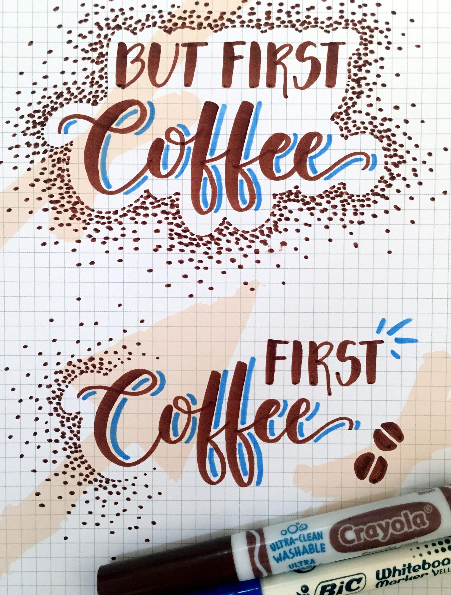 Crayola lettering sketches - image 1 - student project