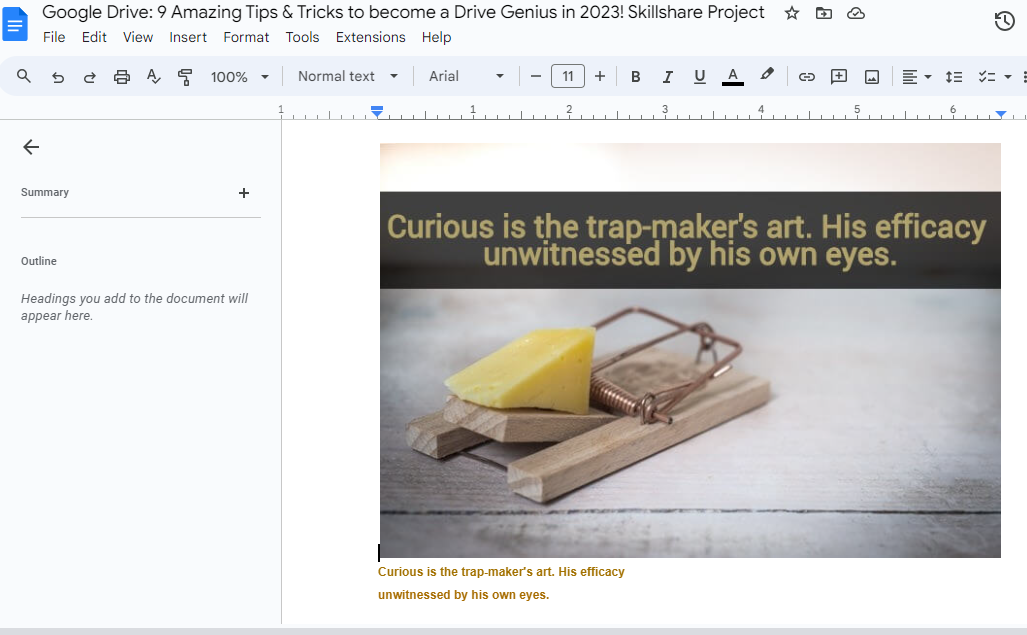 Google Drive: 9 Amazing Tips & Tricks to become a Drive Genius in 2023! Project - image 1 - student project