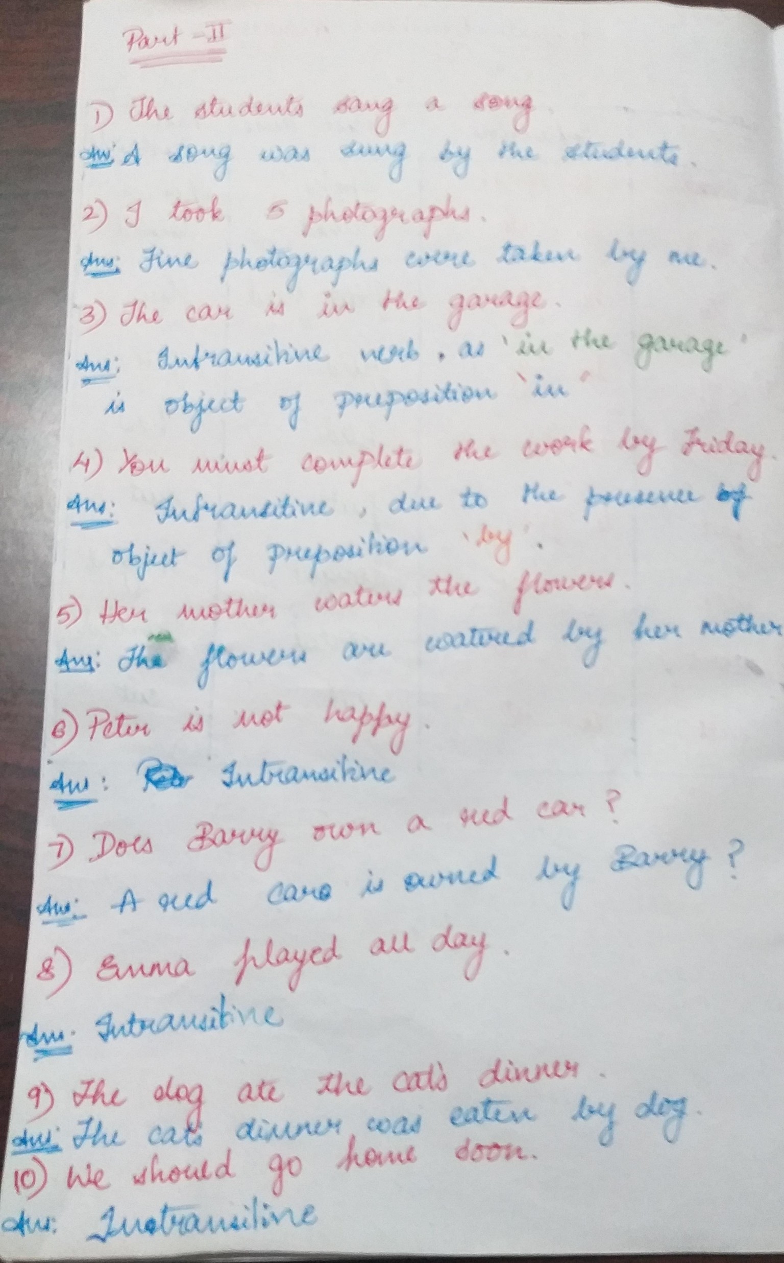 Verbs Assignment - image 2 - student project