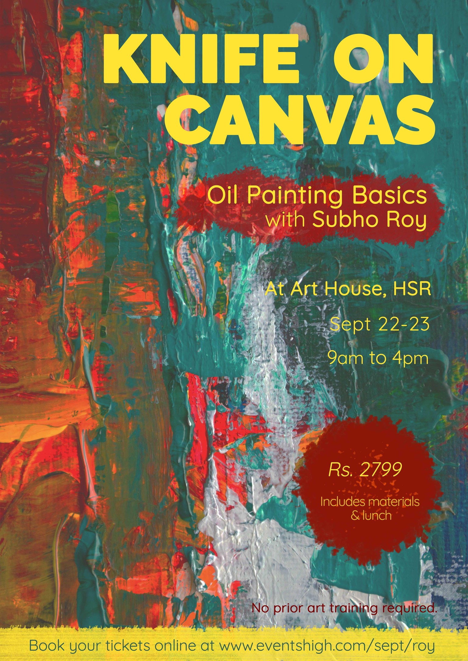 Poster for Oil Painting Workshop - image 1 - student project