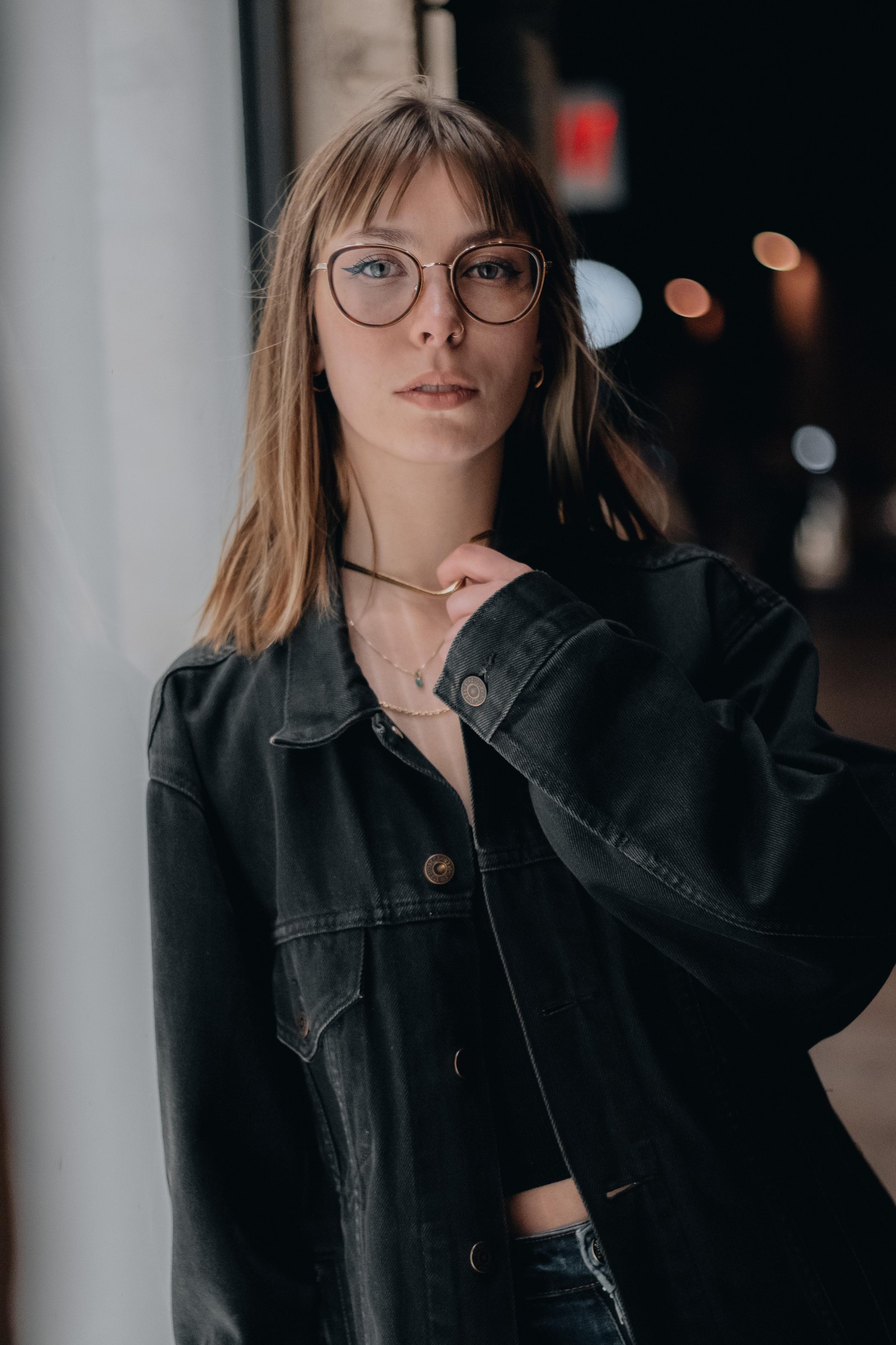 Night portrait - image 1 - student project