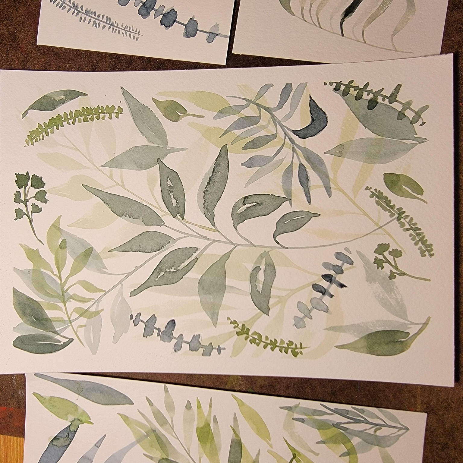 Painting leaves - image 1 - student project