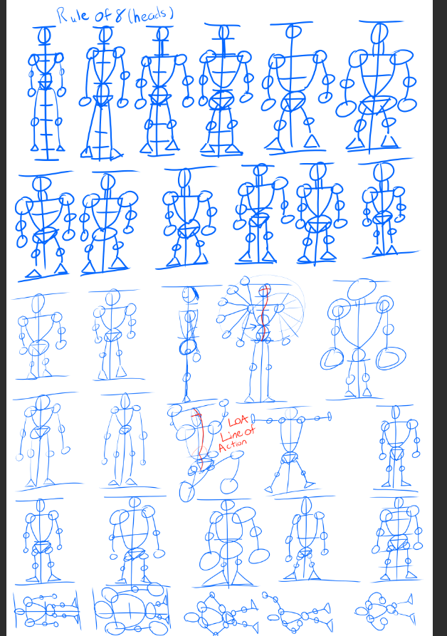 Fun with Stickmen follow along notes/practice - image 2 - student project