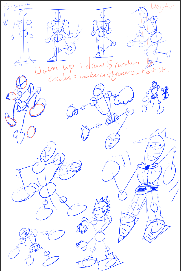 Fun with Stickmen follow along notes/practice - image 1 - student project