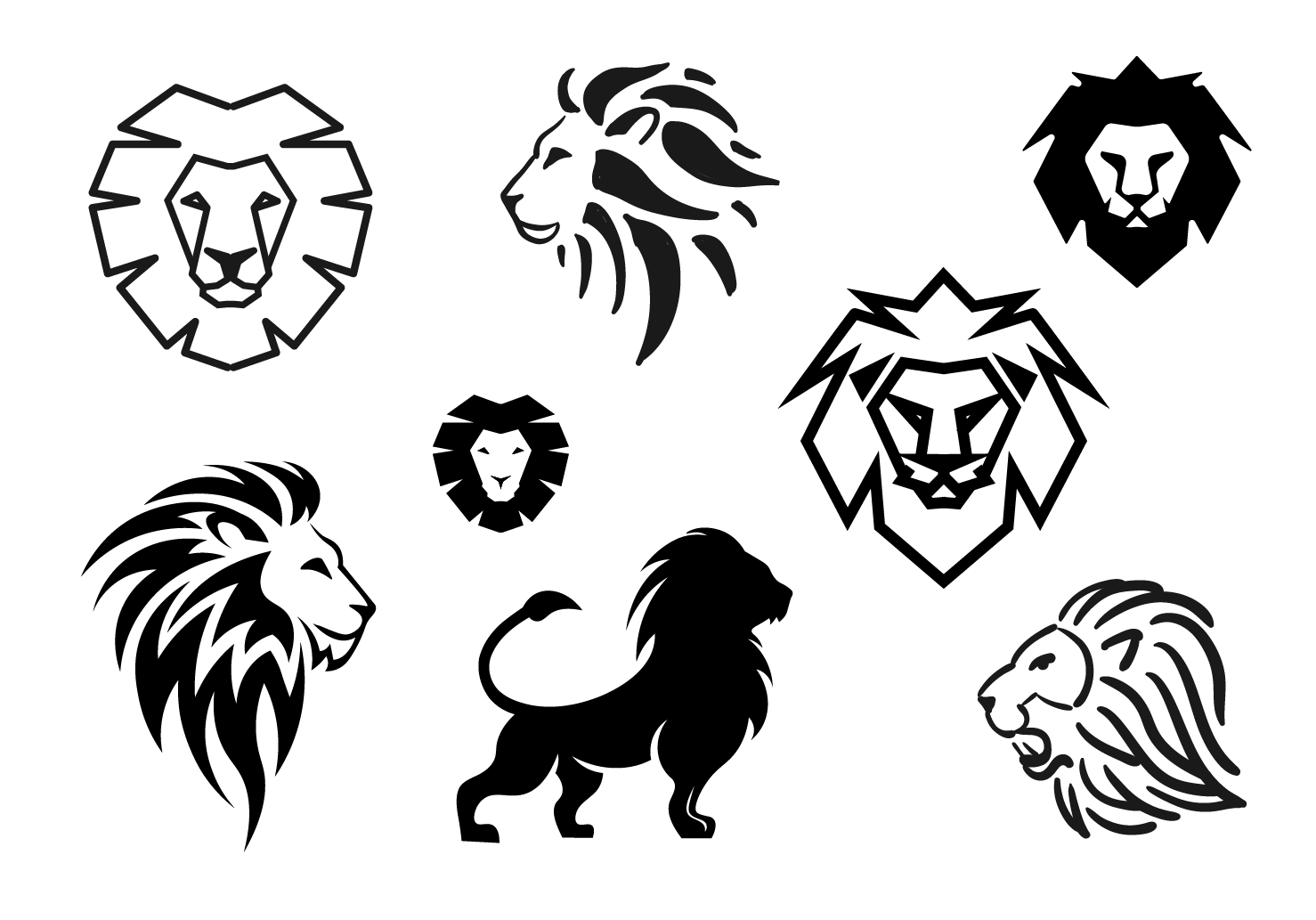 Lion logo project - image 3 - student project