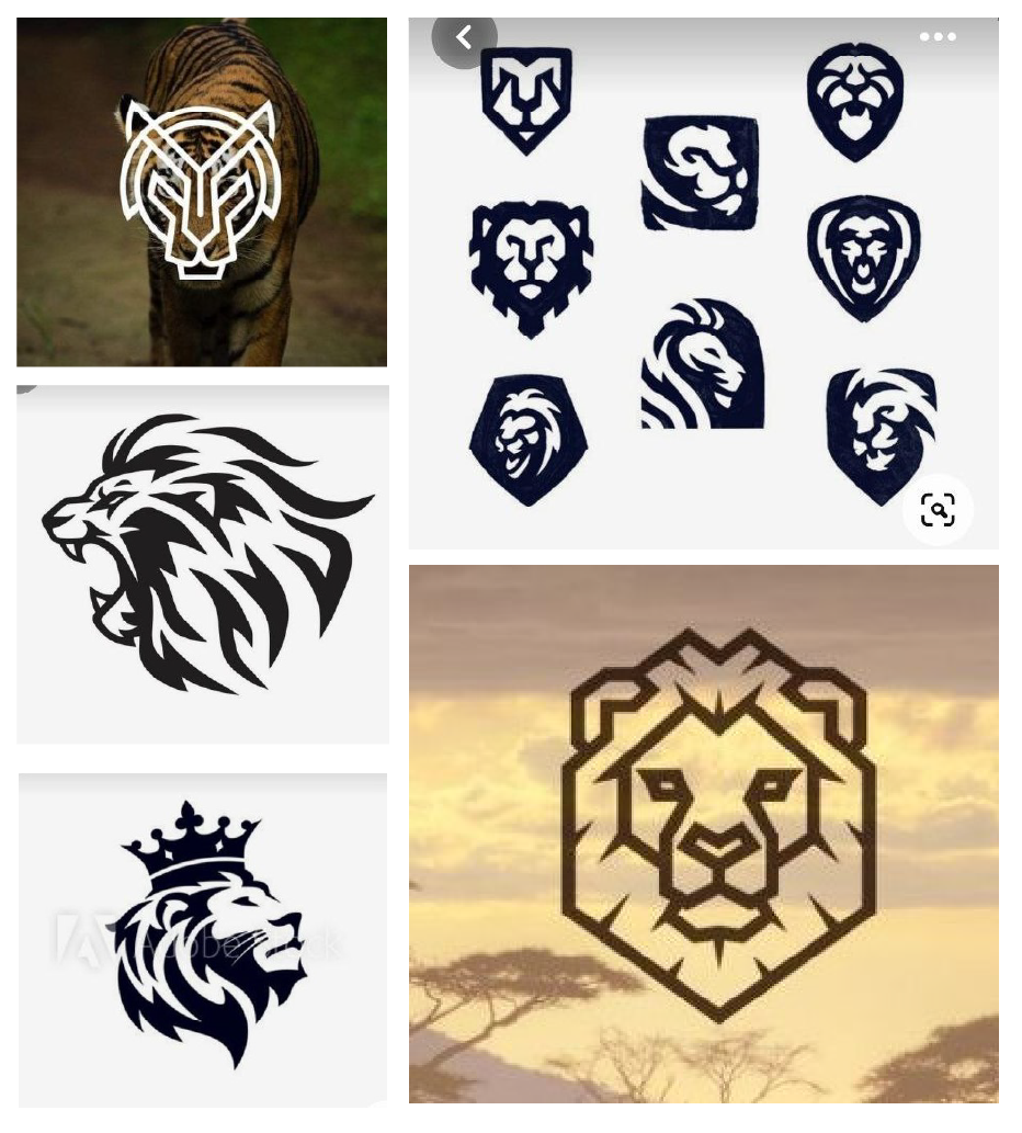 Lion logo project - image 2 - student project
