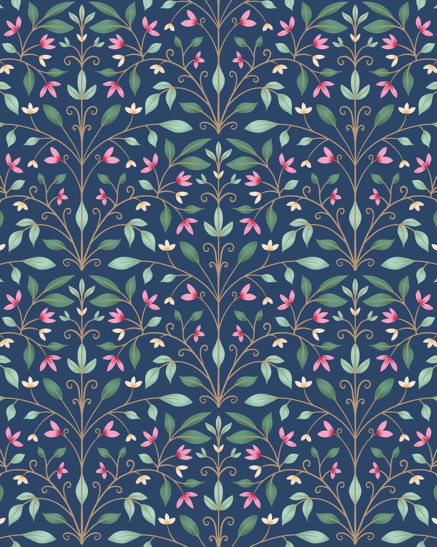Blossoming symmetrical repeat - image 3 - student project
