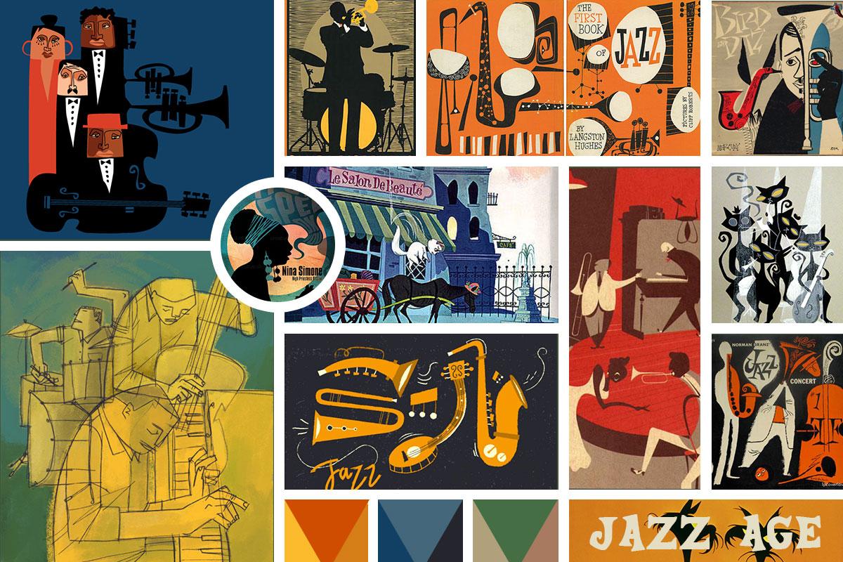 Jazz Age Animation moodboard - image 1 - student project