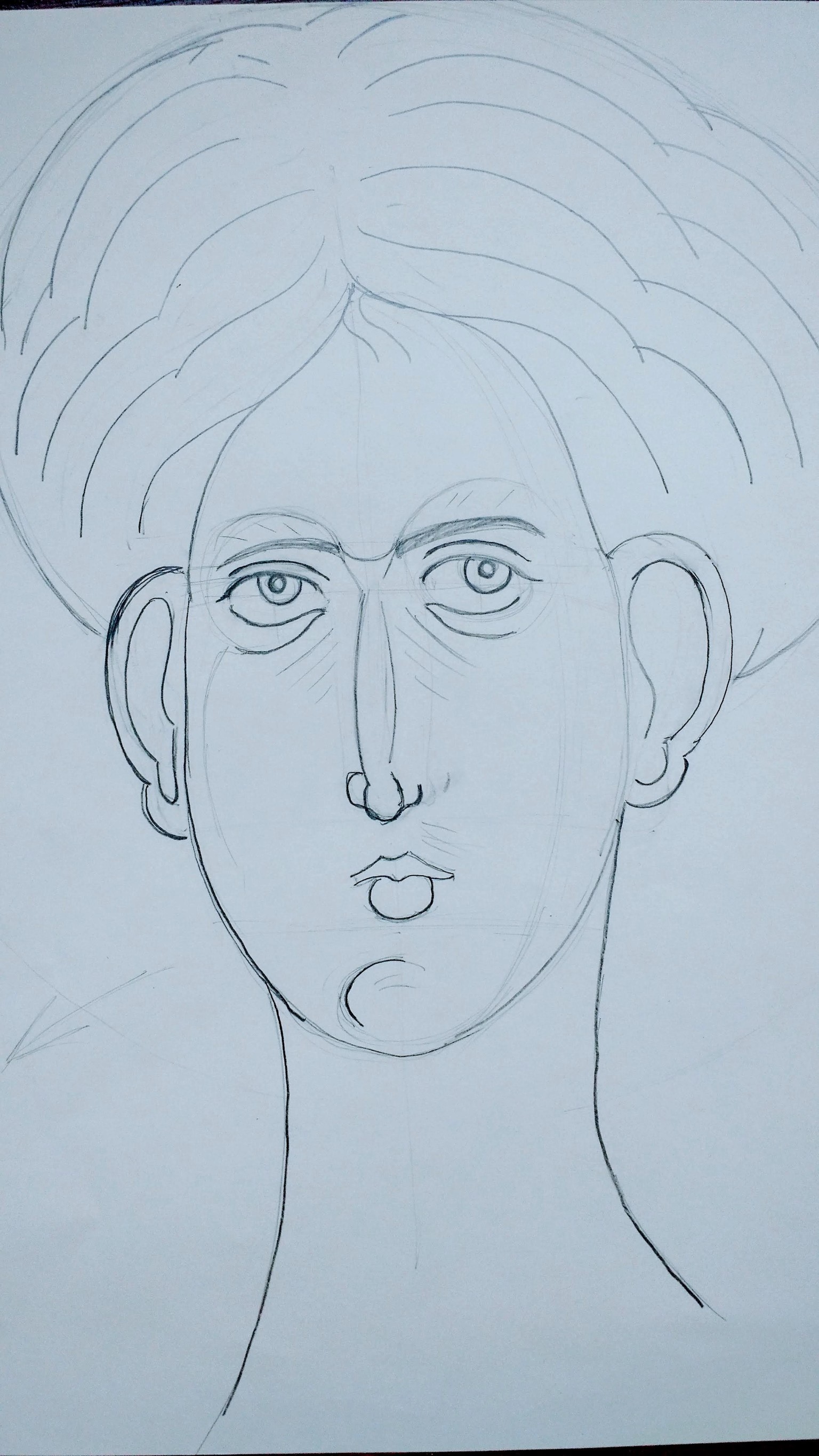 Face in dynamic frontal pose 1 - image 1 - student project