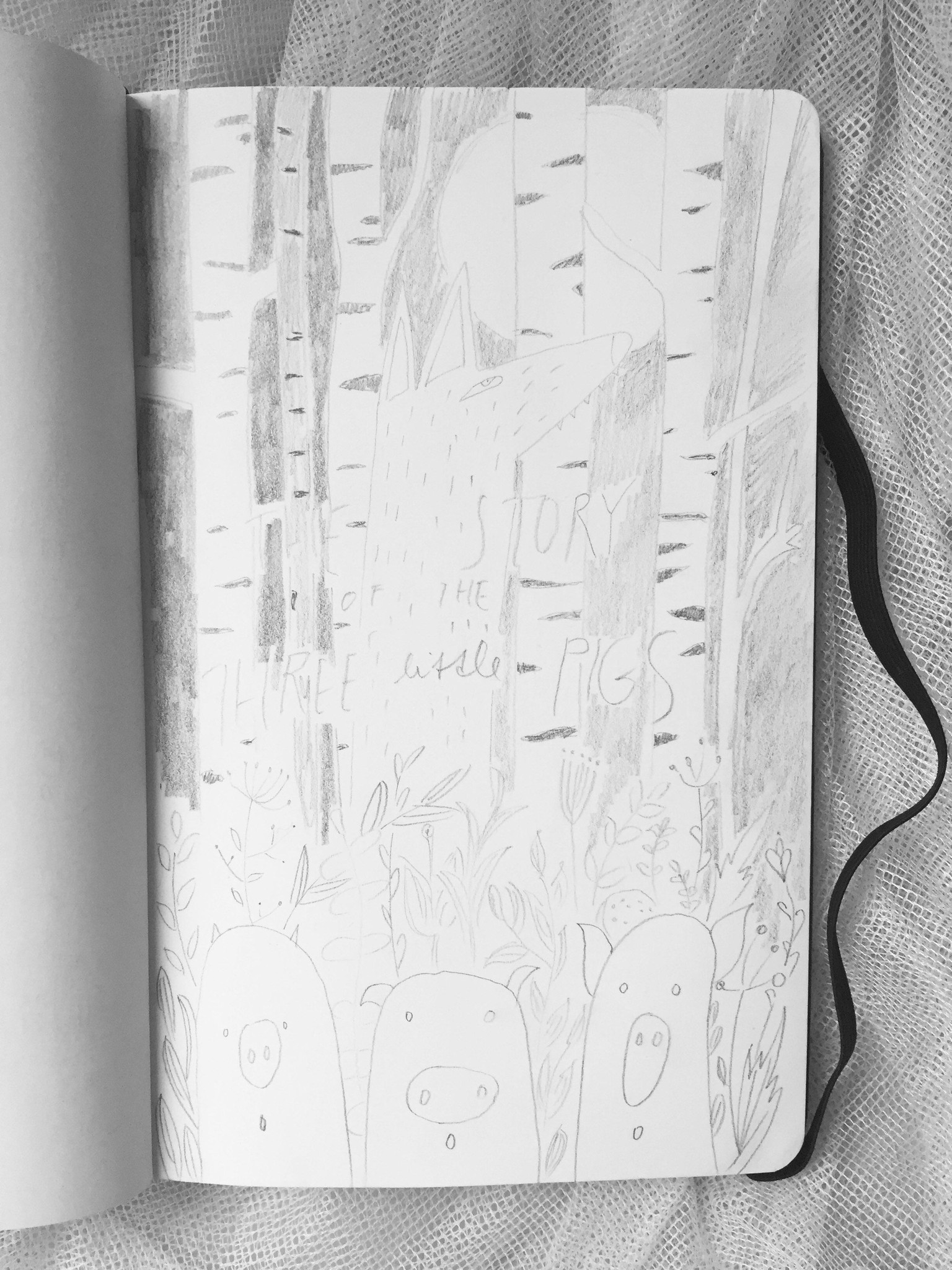 Book Cover: The story of the three little pigs - image 1 - student project