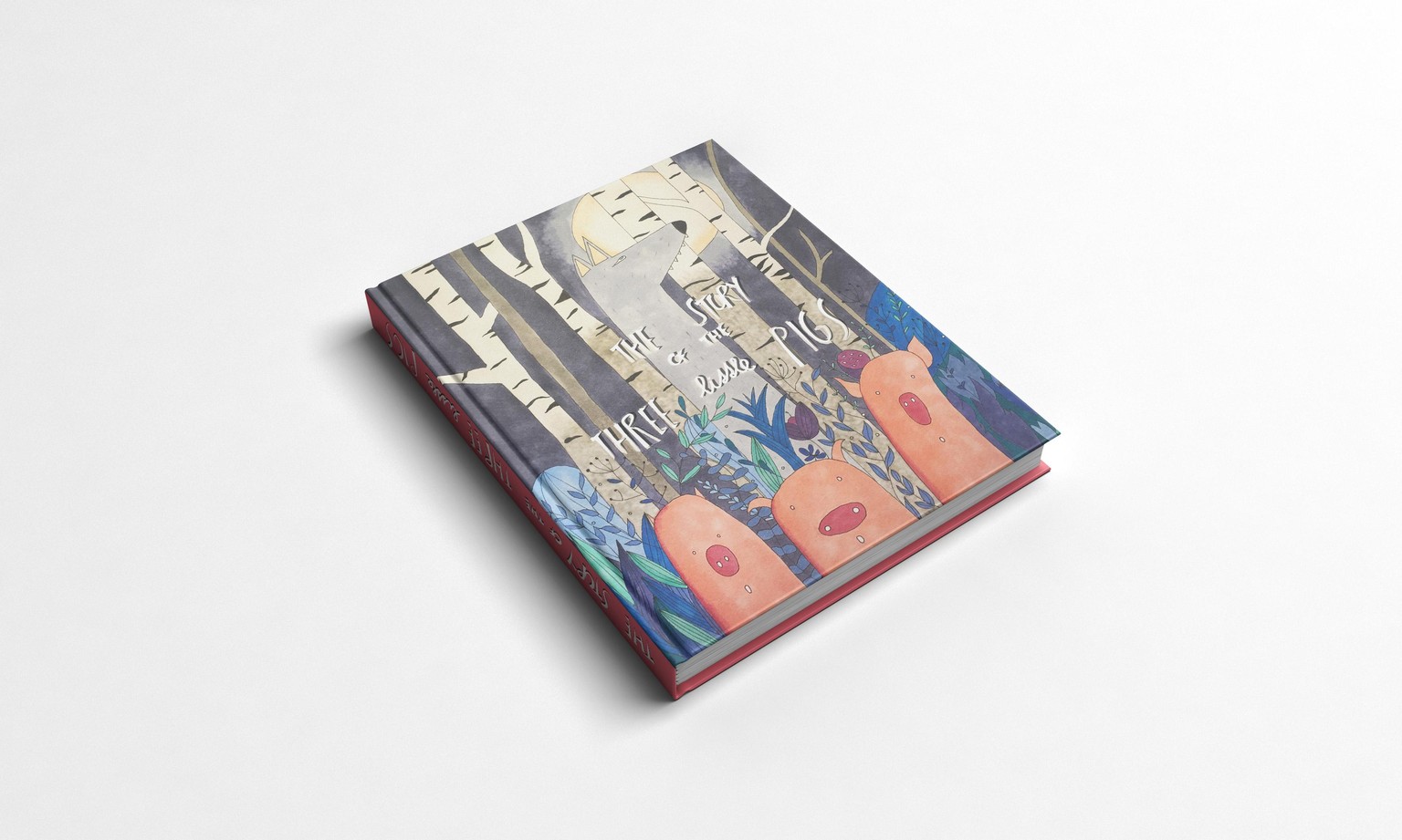 Book Cover: The story of the three little pigs - image 4 - student project