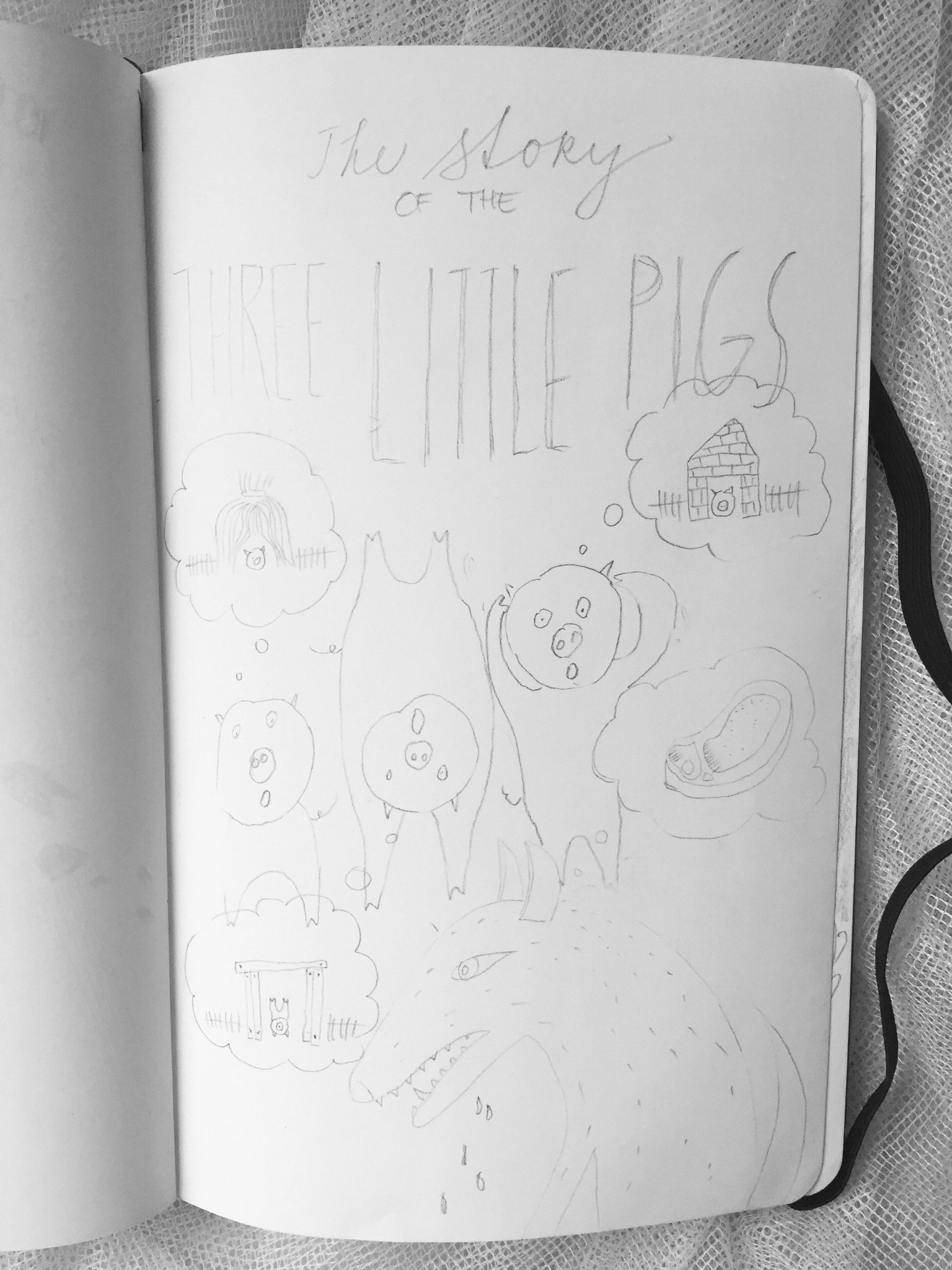 Book Cover: The story of the three little pigs - image 2 - student project