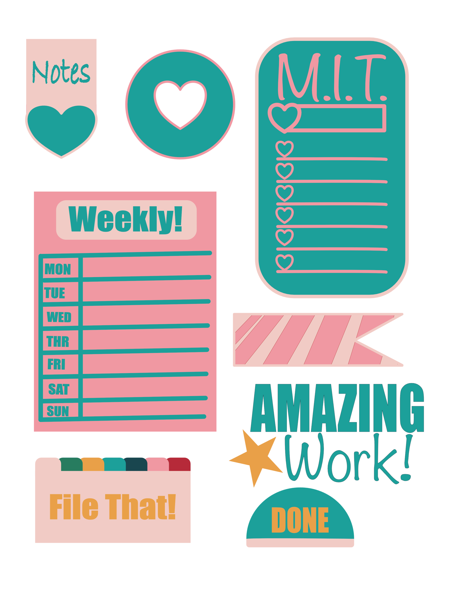 Sticker sheet! - image 1 - student project