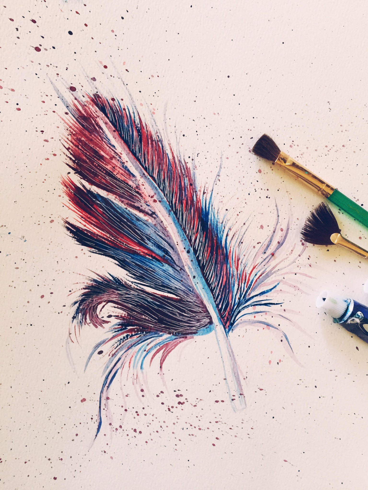 My first watercolor experience ever! - image 1 - student project